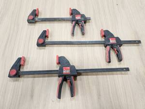 lot 297 image: (3) Woodworking Clamps