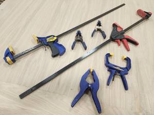 lot 294 image: Assorted Woodworking Clamps