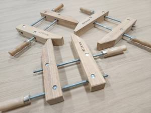 lot 389 image: (2) Rockler Woodworking Clamps