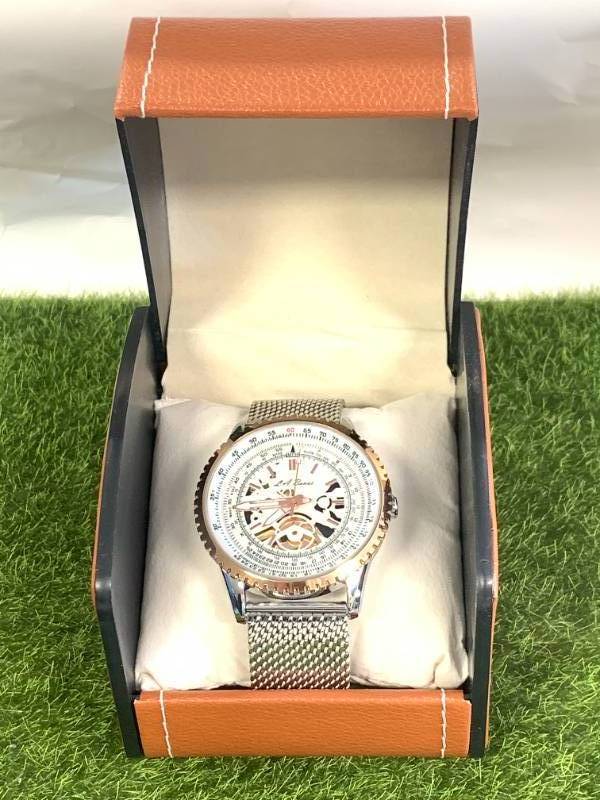 lot 1 image: New LA Banus Skelton Dial Watch $572 retail