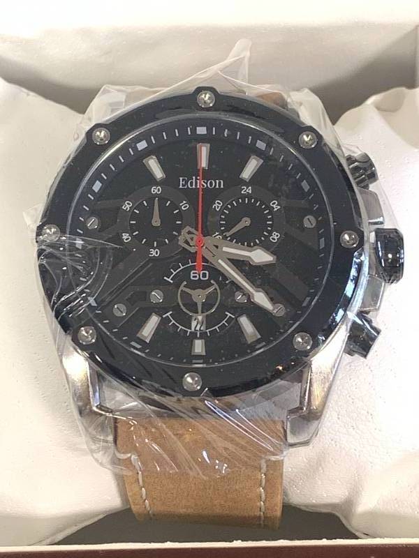 lot 6 image: New Edison Chrono Watch $699 retail