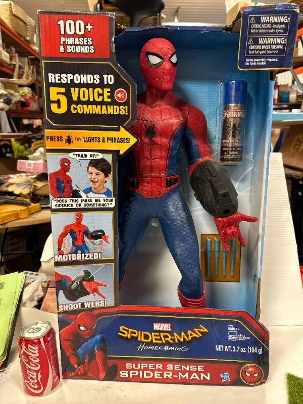 Spiderman Super Sense Figure (2 Feet Tall) | December 22' Consignment (WE  SHIP MOST ITEMS) | K-BID