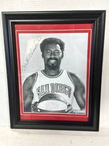 lot 6 image: Wilt Chamberlain Framed Photo 11x14 Inch