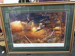 lot 35 image: Jim Hansel Field of Dreams Framed Art 28x38 Inch