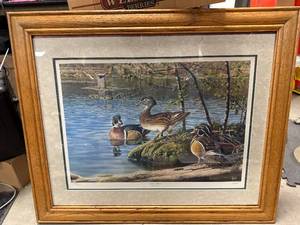 lot 40 image: Al Agnew Signed & Numbered Artwork 29x35 Inch