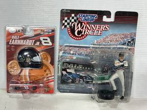 lot 41 image: Dale Earnhardt & Jr. Diecast and Figure