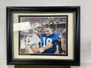 lot 89 image: Marino  Manning Framed Photo 12x15 Inch