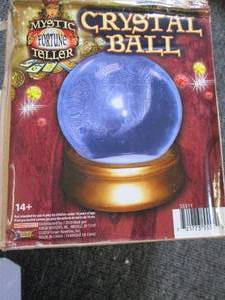 Crystal Ball with Stand open box...