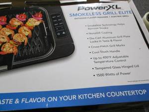 PowerXL Smokeless Grill Elite Indoo...