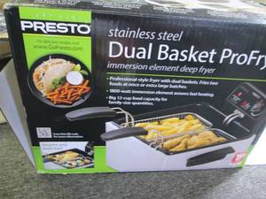 presto dual basket stainless steel ...