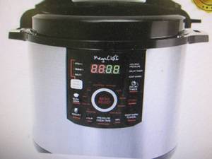 MegaChef 12-Qt. Steel Digital Press...