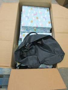 Box of 3 ring binders ...