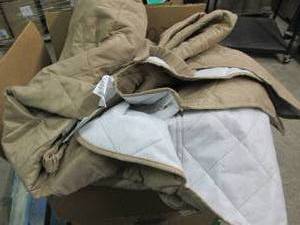Box of couch covers ...