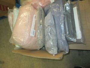 Box of couch covers ...