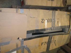 Grey couch open box ...