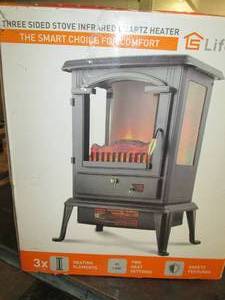 Lifesmart three sided stove infrare...