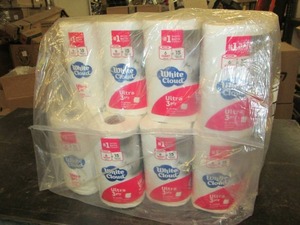 White cloud 3 ply bath tissue 8 pol...