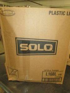 Case of solo plastic lids ...