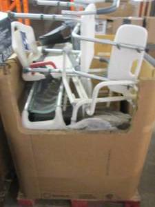 Pallet of shower chairs and more ...