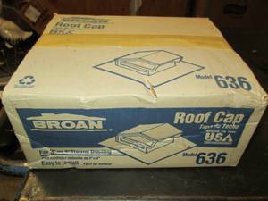 Brian roof cap for 3 or 4 inch roun...