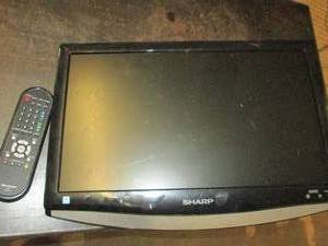 Sharp computer monitor tv with rem...