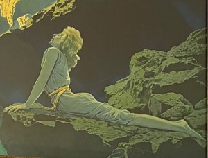 lot 83 image: Vintage Framed Maxfield Parrish Print Wild Geese