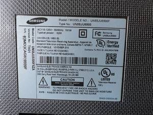 lot 131 image: Samsung TV With Remote Model UN55JU6500F