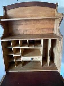 lot 148 image: Vintage Wooden Secretary Desk