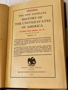 lot 180 image: Ridpath History of the United States Book Collection