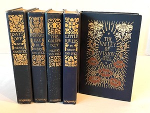 lot 42 image: Series of Five Vintage Books by Henry Van Dyke