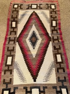 lot 45 image: Vintage Navajo Textile