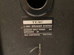 lot 155 image: TEAC Speakers 2 Way System