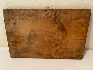 lot 201 image: Vintage Victor Oats Wooden Wall Hanging