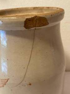 lot 215 image: Red Wing Two Gallon Crock in As-Is Condition
