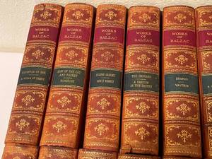 lot 242 image: Works of Balzac Book Collection Copyrighted 1901