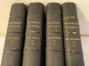 lot 266 image: Vintage Waverley Novel Four Volume Book Collection