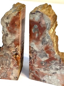 lot 274 image: Petrified Wood Vintage Bookends