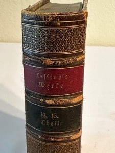 lot 319 image: Antique German Book Leffings Werke