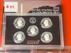 2015 U.S. Silver Proof Set With (14) Coins