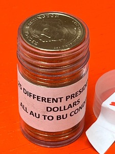 Lot Of (25) Different Presidential Dollars, AU-BU Condition