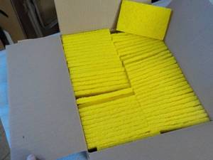 Case of 60 3 x 5 Yellow Scrubbing ...