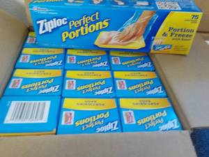 12 Boxes Ziploc Perfect Portions Ba...