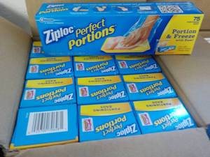 12 Boxes Ziploc Perfect Portions Ba...