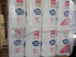 48 Rolls White Cloud 3 Ply Toilet P...
