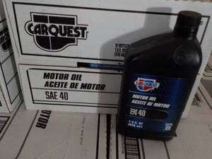 12 Qt Bottles Carquest Motor Oil SA...