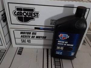 12 Qt Bottles Carquest Motor Oil SA...