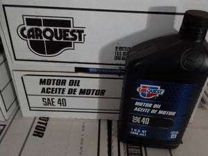 12 Qt Bottles Carquest Motor Oil SA...