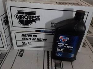 12 Qt Bottles Carquest Motor Oil SA...