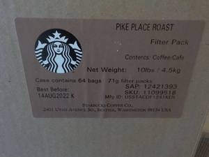 Case of 64 Starbucks Pike Place Roa...