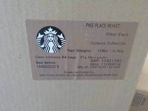 Case of 64 Starbucks Pike Place Roa...